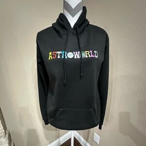 Travis Scott Astroworld black zipper jacket size L